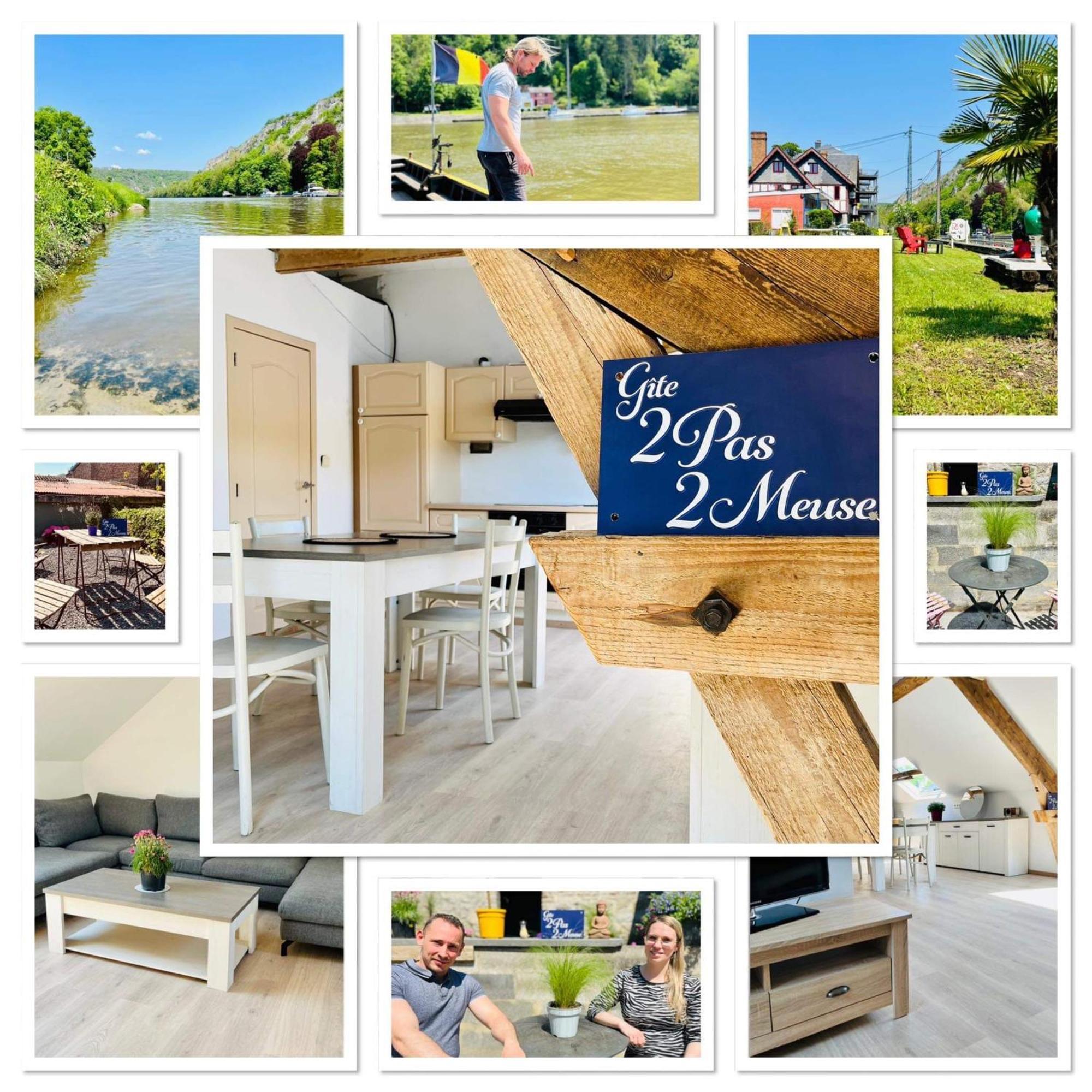 Ferienwohnung 2Pas2Meuse Waulsort Exterior foto